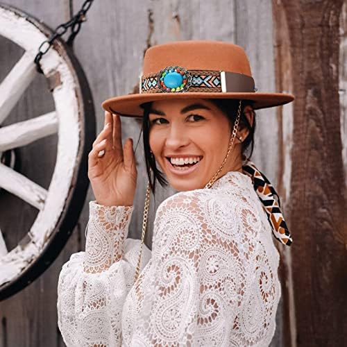 6 kom kaubojski šešir bend zamjena etnički Zapadni šešir pojasevi ruralni klasični meksički