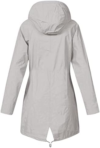 Twwone Winter Jackets za ženska povremena plišana čvrstoća kiša na otvorenom plus vodootporan