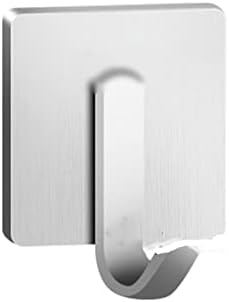 FUUIE Hook od nehrđajućeg čelika vodootporan Hook Up,pogodan za kupatila šešir vrata ogrtača ključeve kuhinja(srebro),Veličina:4.5 * 4.5 cm.