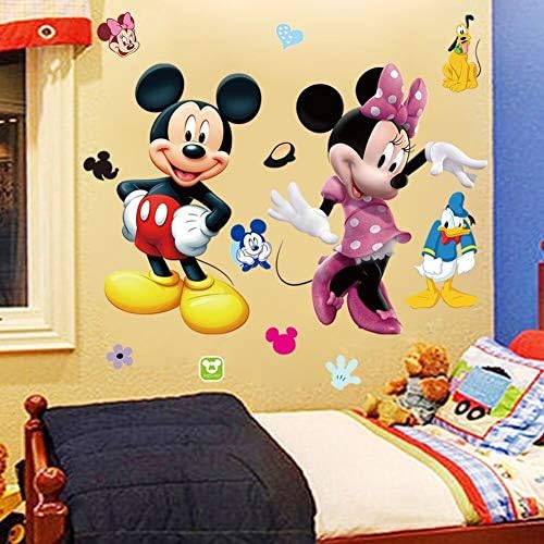 Mickey Minnie Mouse Decor Decor zidna naljepnica crtani Mural naljepnica početna 1kom