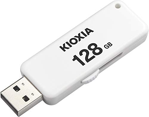 KIOXIA U203 Slide Transmemory 128GB USB2.0 Flash Drive Portable Data Disk USB stick bijeli LU203W128GG4