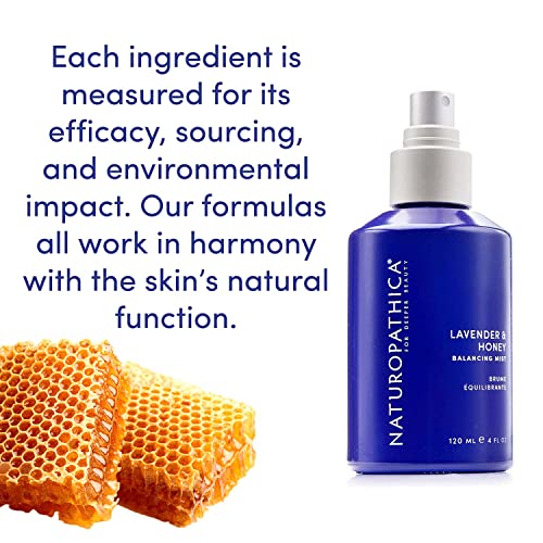 Naturopathica aloe Gel za čišćenje & amp; lavanda Honey Balancing Mist Set - Gentle Facial Cleanser, tonik, Balancer