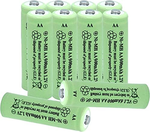 10 pakovanja 1.2 V AA 900mAh Ni-MH punjive baterije za solarna svjetla