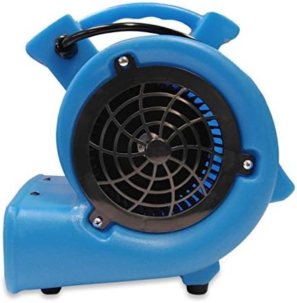 BlueDri Mini Storm 1/12 HP Mini Air Mover sušilica za tepihe podna veverica ventilator za kućne podove i tepihe, plava