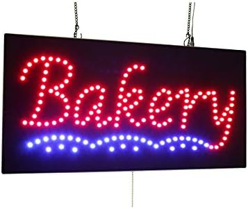 Sign za pekaru, Signage za topljenje, LED Neon Open, Store, Window, Shop, Business, Display, Grand