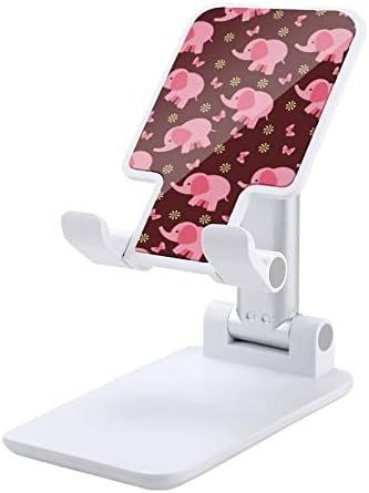 Ružičasti sloj sklopivi mobitel podesivi ugao visine tablet stol
