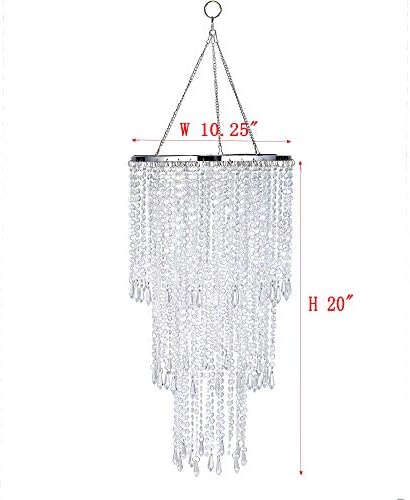 Flatori modernog hromiranog lustera za viseće haljine, 3 sloja perle privjesak hladnjak, strop lustelica