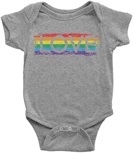 Threadrock Baby Gay Pride Rainbow Ljubav dječji bod