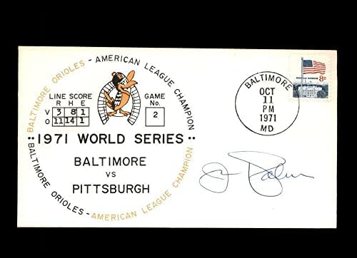 Jim Palmer PSA DNA Coa potpisan 1971 Svjetska serija FDC Cache autogram - MLB cut potpisa