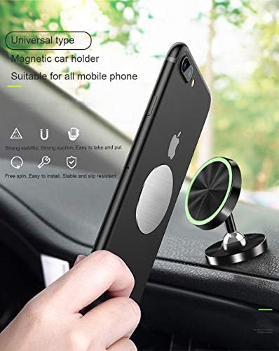 N + nadograđeni svjetlosni nosač mobitela Mount Magnetic, HANDS Besplatna držač za usisavanje telefona za usisnu čašu za automatsko nadzornu ploču, univerzalni nosač automobila