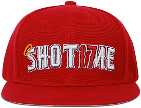 Shot17ME 17 ohtani bejzbol kapa 3d vezeni hip hop na otvorenom na otvorenom podesivim šeširom