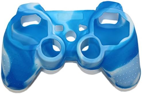 Traitonline visokokvalitetni Premium Super Grip Glow fleksibilni Silikonski zaštitni poklopac kućišta za Sony Play station PS3 daljinski kontroler plavo-bijeli