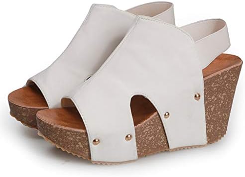 Msaikric sandale za žene Ležerne ljetne platforme s otvorenim prstima Sandles djevojka plaža Ležerne vjenčane komforne sandale na otvorenom