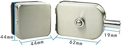 LIGUGOU 304 kvaka od nehrđajućeg vrata Palac Push gumba Zaključavanje za prozor kupaonica tuš