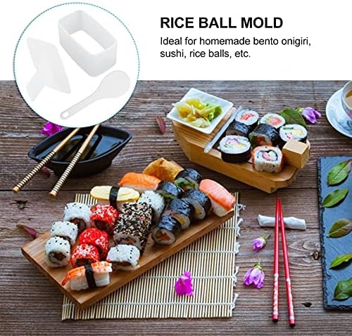 Hemoton Bento oprema Sushi Bazooka Sushi Maker 2 setovi pravokutni suši kalupi Kalupi za rižu Sishi Rice Maker za kuhanje Havajski Musubi proizvođač kalupa Noktički krug Šablona Japanska riža