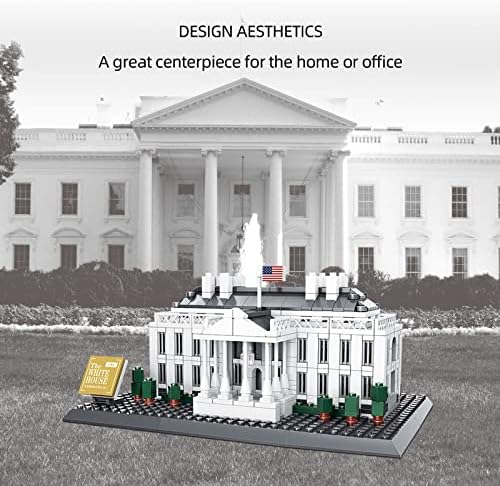 Wange building Block igračke Model Bijele kuće velika svjetska serija arhitekture kolekcionarski