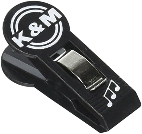 K& M Konig & Meyer 23910.000.55 Adapter za postolje za mikrofon | 2-Pc Easy Squeeze Grip / Quick Release / uključuje Thread,, nit / za muziku & amp; Mic stalci | praktični prenosivi | njemački Crni