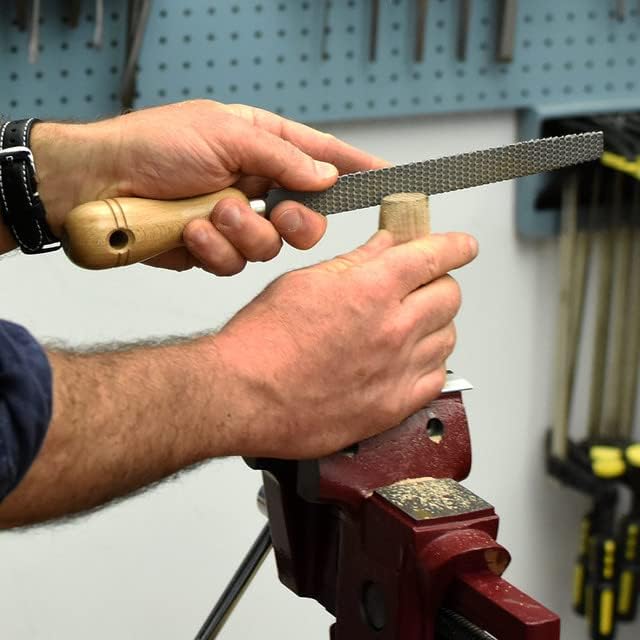 Kings County Tools 8 Okrugli obrazac za obradu drveta | Visokokvalitetni čelični materijal | Izdržljiva i dugotrajna ručka od bukovog drveta | 4