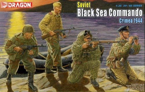 Zmaj 1/35 Sovjetski Crnomorski Komandos, Krim 1944-Set 4 Figure