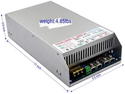 Jingmaida Prebacivanje napajanja 2000W sa PFC 110-240V AC do DC napajanja 48V 41AMP 2000W za CCTV, radio, računalni projekat, LED traka, 3D štampač