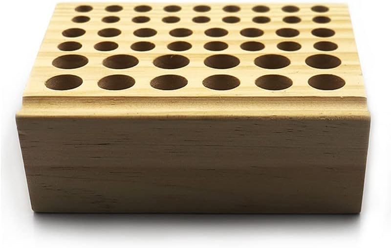 46/98 rupa borova drvena Craft stalak za stalak DIY rezbarenje alata za probijanje držač Organizator čuvanje kožne kutije za odlaganje alata -
