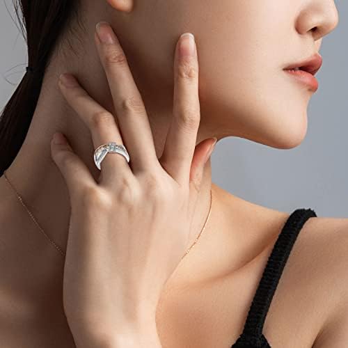 2023 NOVI MULTICOLOR ZIRCON Ornament prsten za vjenčanje ženske ukrase ručne zabave Prsten Full Encrustirani zircon prsten za nakit tinejdžeri