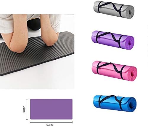 Yowein Yoga mala 15 Mm debela i izdržljiva prostirka za jogu protiv klizanja za fitnes prostirku za mršavljenje podloga za muškarce i Žene Sportska prostirka za sve vrste Yoga pilatesa & vježbe na podu