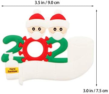 Abaodam 1 kom Božić Cartoon torba Keys dekorativni PVC viseći privjesci ključni lanci