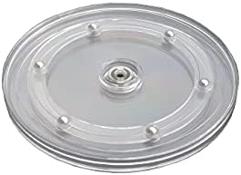 FixtureDisplays® 6 Clear Plastic Spinner Lazy Susan gramofon Organizator za Spice Rack Tabela Cake kuhinja ostava