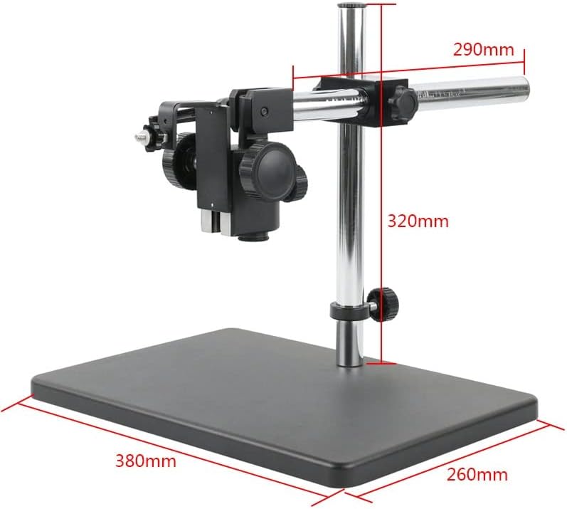 N / A 1/4 M6 instalirajte vijak 25mm Podesivi držač Postolja za video mikroskop držač zupčanika