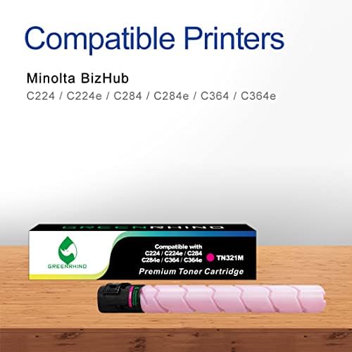 GREENRHINO kompatibilan Toner zamenu za Konica TN321 TN321M za upotrebu za Minolta BizHub