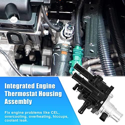 X Autohaux hlađenje motora Termostat Montaža sa senzorom za brtvu za Chevrolet Cruze 2011-2015 za Chevy Sonic