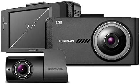 Thinkway X700 Dvostruka crtica CAM prednja i stražnja kamera za automobile, 1080p FHD, diktafon za