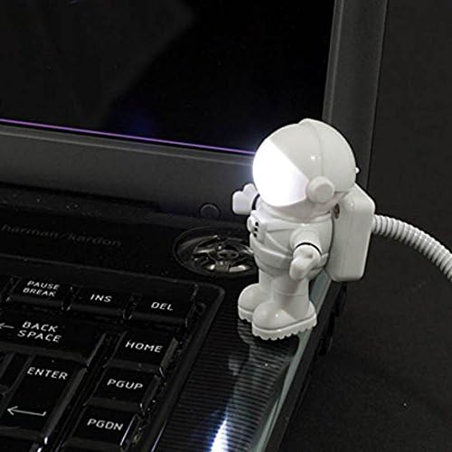 VKTECH Creative Astronaut LED USB svjetlo Podesiva cijev za prijenosnu bilježnicu