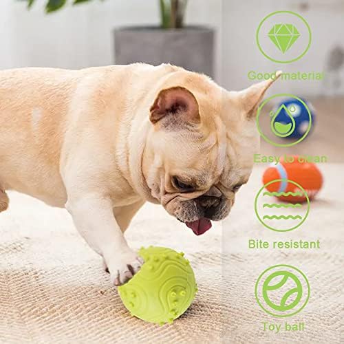 Baoxiaoben kućna kuglica igračka mekani bump dizajn pas škripav čišćenje psećih zuba Puppy Chew igračka za kućne ljubimce Interaktivna igra