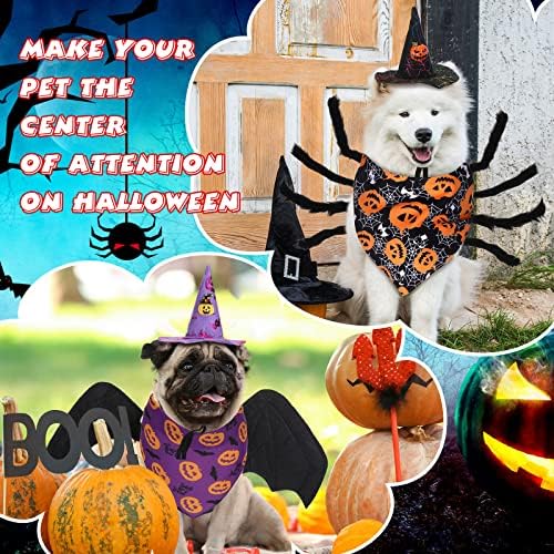 6 kom Pet Noć vještica Kostimi Psi Spider kostim Puppy mačke šišći kostim sa 2 Halloween Dog Bandanas