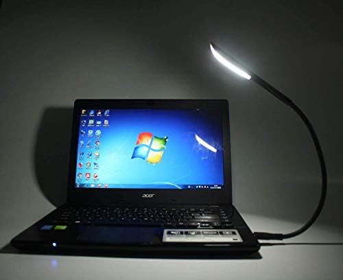 EBYPHAN zatamnjena USB lampa, fleksibilna USB tipkovnica, mini USB svjetlo za laptop