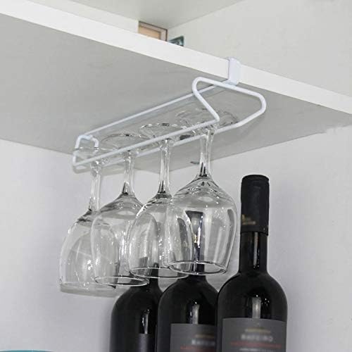 SMLJLQ nosače od nehrđajućeg čelika nosač vinski nosač za čašicu kuhinja zid viseći šampanjac za vinski nosač držač čaša