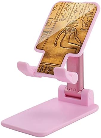 Egipatska kolekcija Egipatska drevno umjetnosti sklopiva stalak za stalak za tabletu za tabletu za kućnu površinu za kućnu površinu Pink-stil