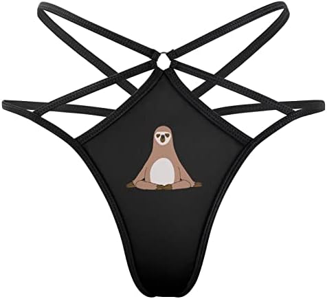 Yoga Sloth ženski seksi G-string niskih struka gaćice gaćice donje rublje niskosti T-leđa