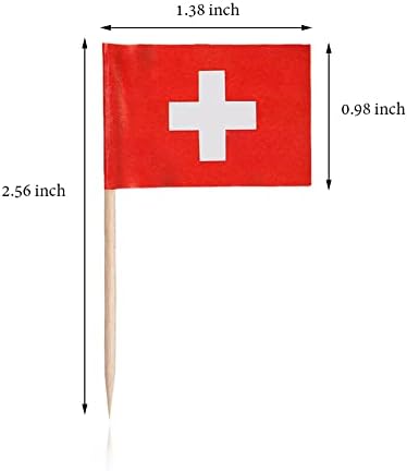 DelightBox Švicarska / Čačkalice Sa Švicarskom Zastavom