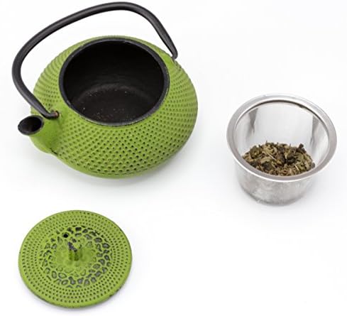 Kreativni dom Kyusu 10 oz. Čajni lonac od livenog željeza s uklonjivim korpom za infuziranje od nehrđajućeg čelika,