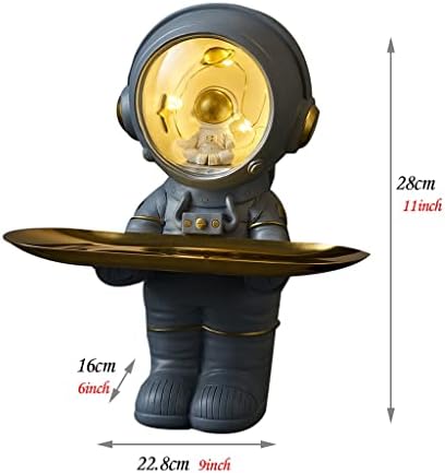 Kamwd Nakit Držač ključ ukrasna zdjela, kreativnost astronaut figurinski stoltop za skladišni ukrasi, bombona Bowl Sundries telefon za novčiće promijeni satrije satručne posude