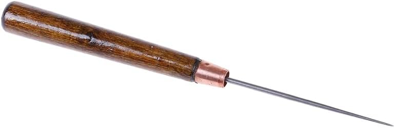 Okrugli čvrsti alat Šivenje drva za drva bušenje AWL ručno šivanje kože kožecke za igle alat za kožni zanat