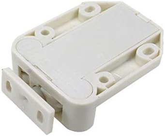 SSN 4pcs ne-magnetni ulov Push za otvaranje kabinetskih zasuna Hardware Sigurni dodir Automatsko iskopčavanje ladica ladica, bijela, sa vijcima