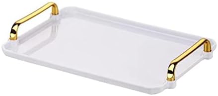 n / a pravokutna plastična ladica za posluživanje za nošenje s deformacijama s ručkom Višenamjenska anti-klizna ploča za desertna posuda za kuhinju