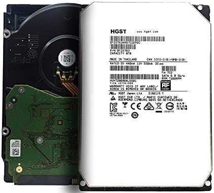 HGST ultrastar he8 helijum 8tb 7200rpm 128MB predmemorija SATA 6.0GB / s 3.5in Enterprise Hard disk