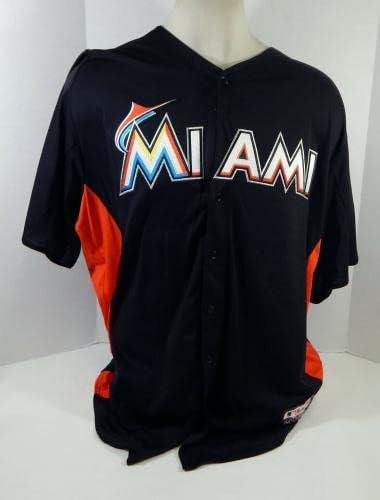 2012-13 Miami Marlins Jose Ceda # 50 Igra Rabljeni Black Jersey St BP 52 DP18423 - Igra Polovni MLB dresovi
