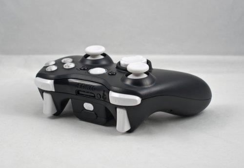 Crno / bijeli Xbox 360 Modded Controller COD Modern Warfare 3, Black Ops, MW2, MOD gamepad LEDS