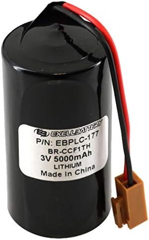 PLC litijumska 3V 2200mAh Rezervna baterija računara, zamjenjuje Ge Fanuc CNC 16I, CNC 18i, Cutler Hammer A20b-0130-K106, A98L-0031-0007, Dantona COMP-177, Energy+ BR-CCF1TH, Newark 25c3008, BR-CC7P